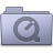 QuickTime Folder Lavender Icon